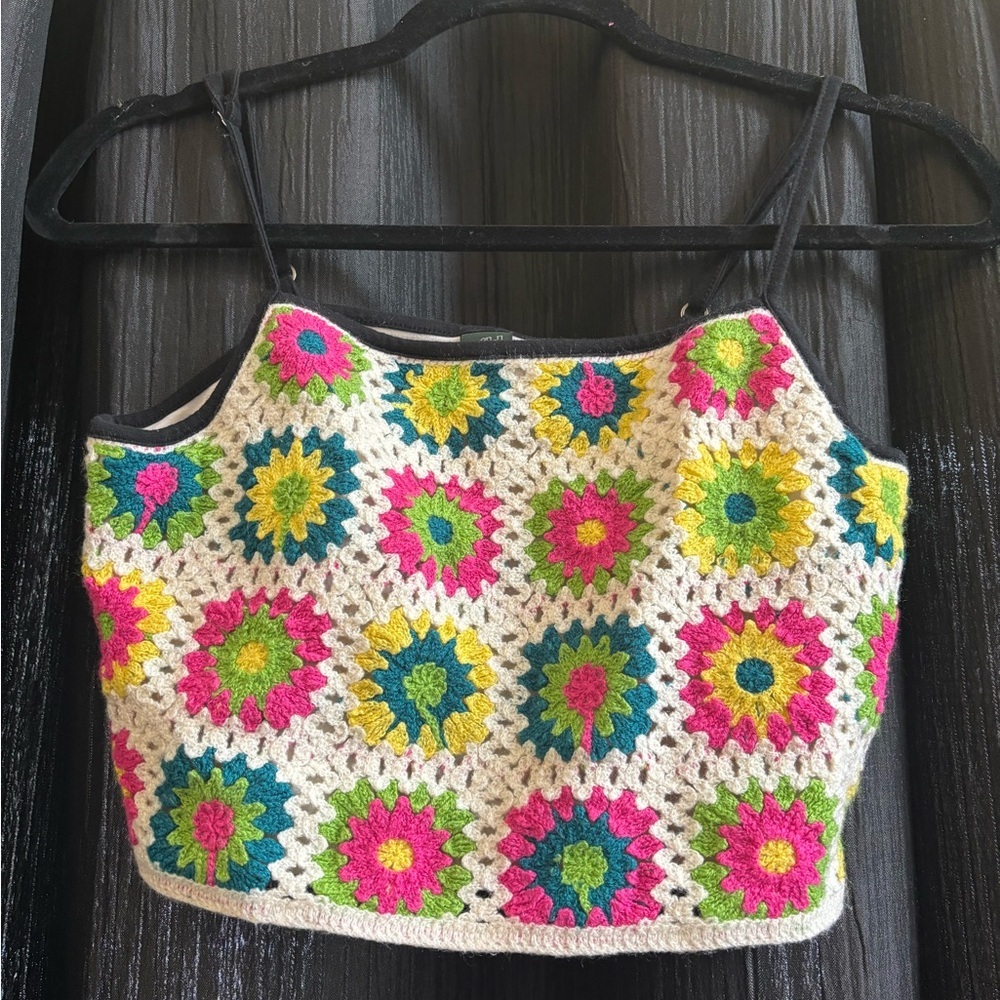 Colorful Crochet Wild Fable Women's‎ Top